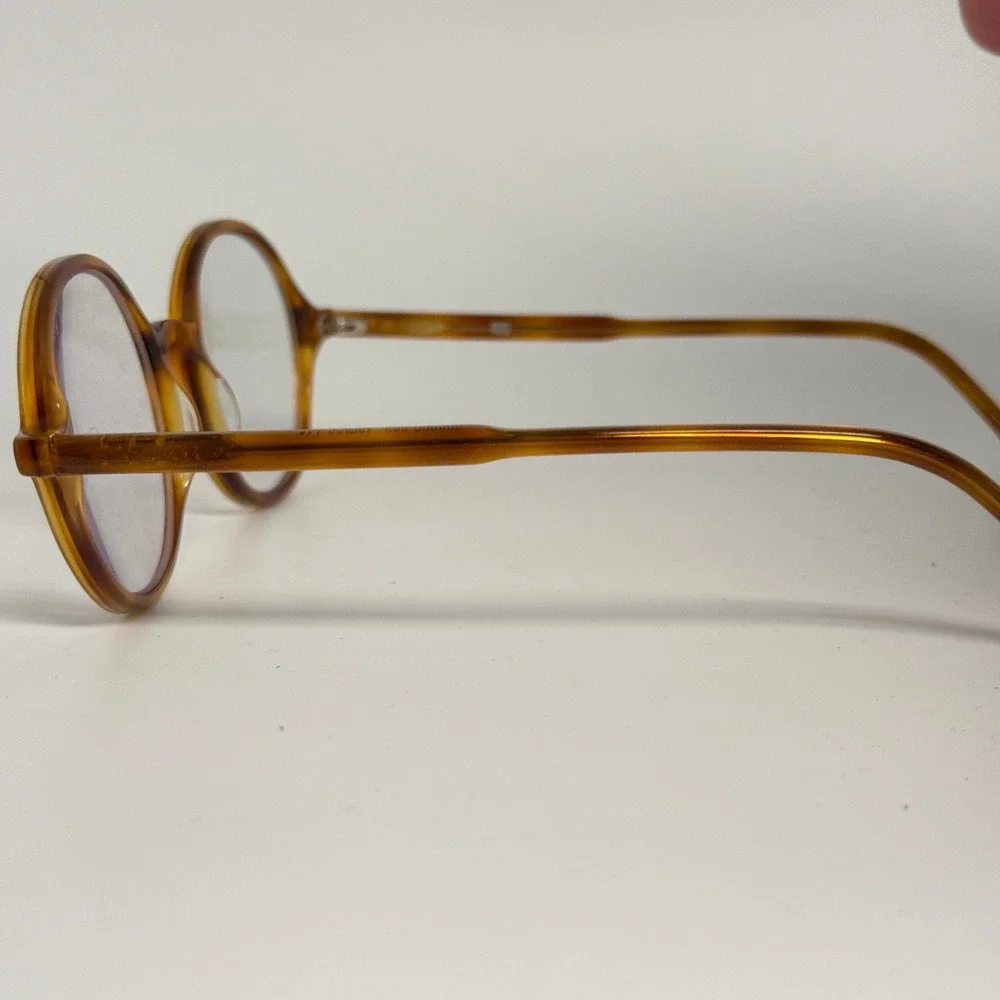 Muse 008090-003 Round Tortoise Shell Eyeglasses Frames‎ 49-20-145 Brown Gold